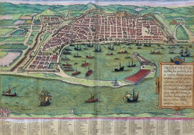 Mapa de Mesina, de 