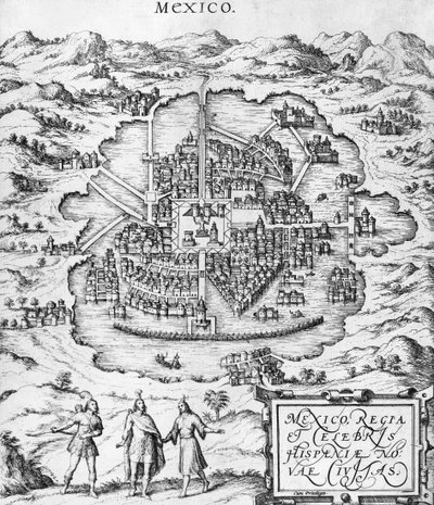 Mapa de México, ilustración de 
