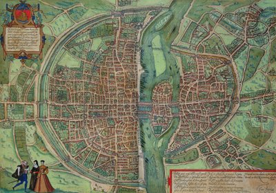 Mapa de París, de 