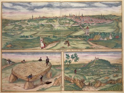 Mapa de Poitiers, de 
