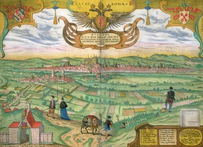 Mapa de Ratisbona, de 
