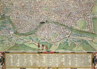 Mapa de Roma, de 