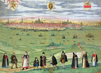 Mapa de Rostock, de 