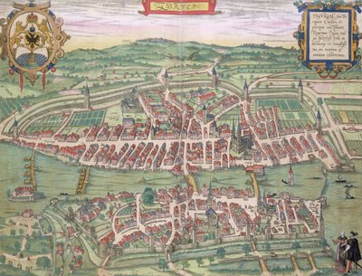 Mapa de Zúrich, de 