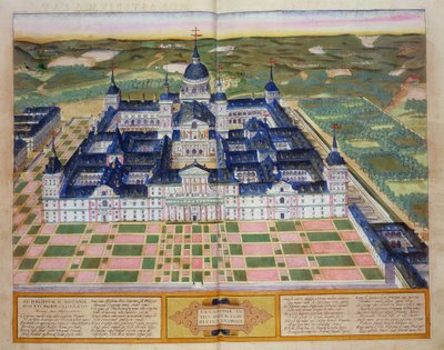 Plano del Monasterio de El Escorial, de 