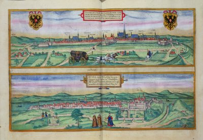 Plano de la ciudad de Viena y Buda, de 
