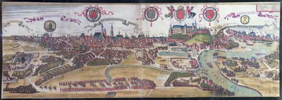 Vista de Cracovia desde el noroeste, de 