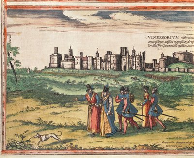 Vista del Castillo de Windsor, de 