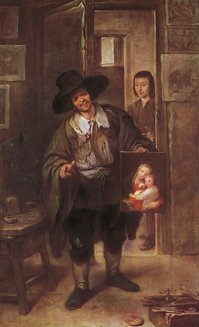 Escena de estudio, después de 1670 de José Antolínez