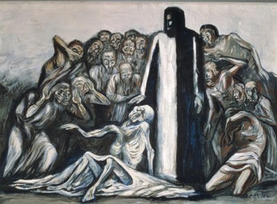 La resurrección de Lázaro de José Clemente Orozco