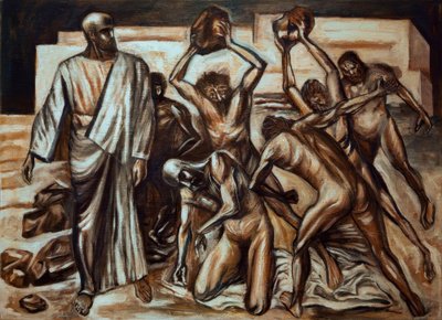 El martirio de San Esteban de José Clemente Orozco