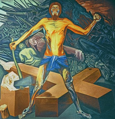 La moderna migración del espíritu, de La epopeya de la civilización americana de José Clemente Orozco