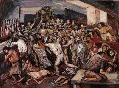 Riña en un cabaret, 1944 de José Clemente Orozco