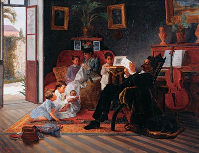 Escena de la Familia de Adolfo Pinto de José Ferraz de Almeida Júnior