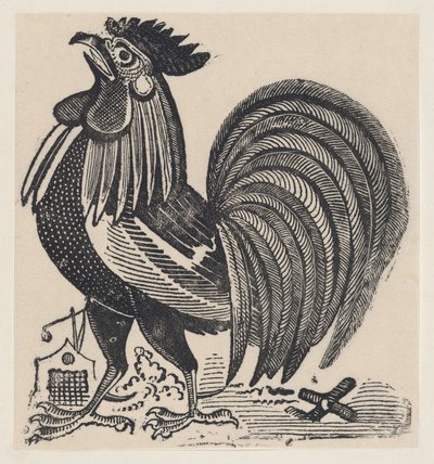 Un gallo de José Guadalupe Posada
