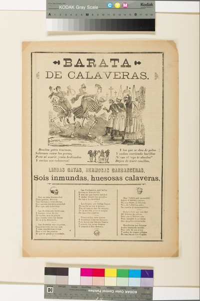 Cartel: Venta de Calaveras, c.1890 de José Guadalupe Posada