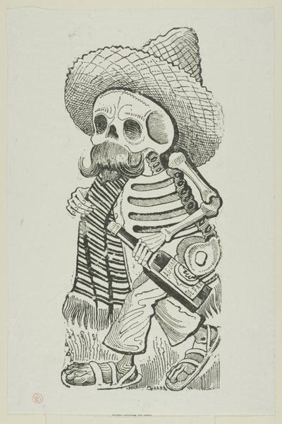 Calavera de Francisco Madero, de Calavera Maderista de José Guadalupe Posada
