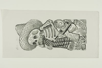 Calavera de Francisco Madero, de Calavera Maderista de José Guadalupe Posada