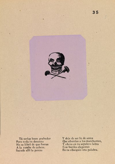 Calavera del grabador de José Guadalupe Posada