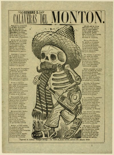 Calavera de las Masas, nº 2 de José Guadalupe Posada