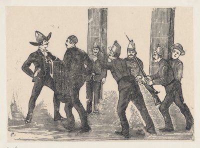 Ejecución de Jesús Bruno Martínez, 1892 de José Guadalupe Posada
