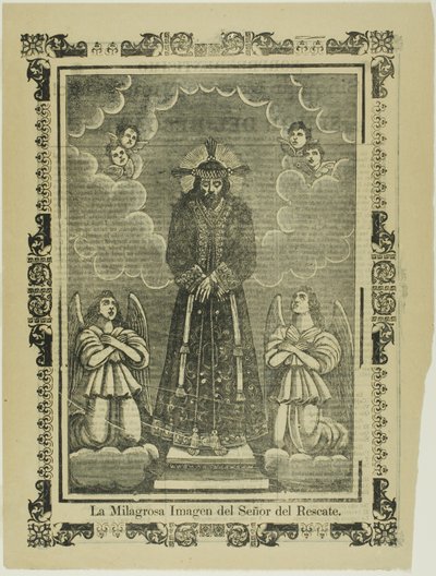 La milagrosa imagen del Señor del Rescate (The Miraculous Image of Our Savior) de José Guadalupe Posada