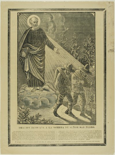 Oración dedicada a la sombra de San Pedro de José Guadalupe Posada