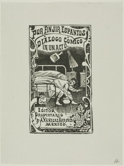 Fingiendo ser fantasmas de José Guadalupe Posada