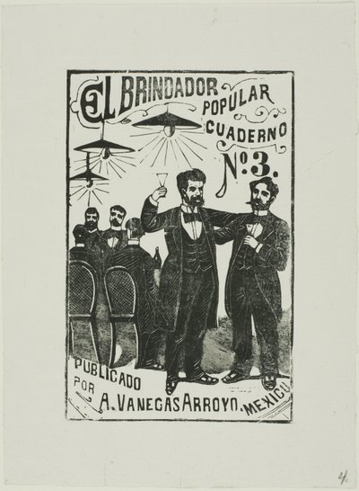 El maestro de ceremonias popular de José Guadalupe Posada