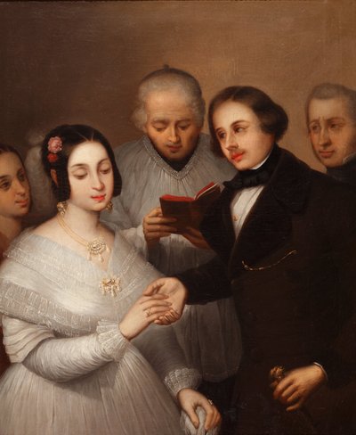 Una boda en 1830 de José Gutiérrez de la Vega
