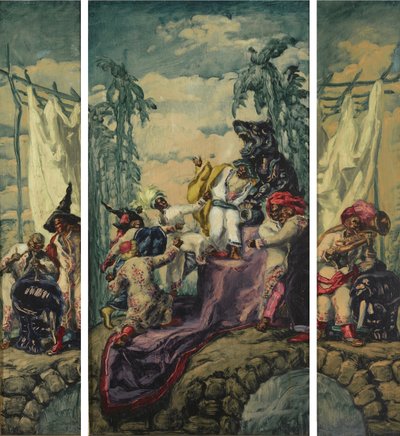 Verano - Tríptico de África, 1917-1918 de José María Sert