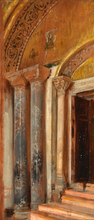 Puerta de San Marco, Venecia, 1891 de José Villegas Cordero