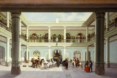 Vista del patio de Jose Agustin Arrieta