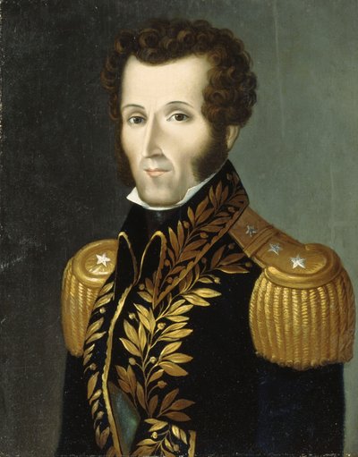 Retrato del Mariscal Antonio José de Sucre de Jose Anselmo Yanez