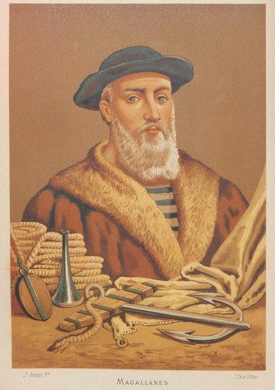 Retrato de Fernando de Magallanes 1470-1521 de Jose Armet Portanell