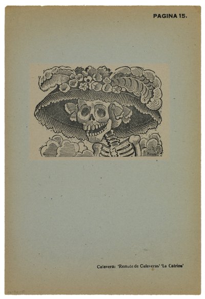 Calavera de la Catrina de José Guadalupe Posada