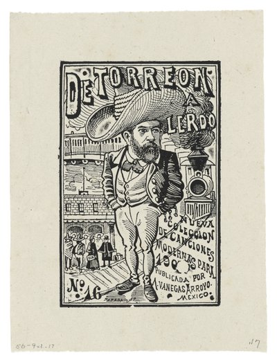 De Torreón a Lerdo, c.1905, impreso 1942 de José Guadalupe Posada