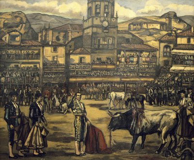 GUTIERREZ SOLANA, José (1886-1945). Capea en Ronda de Jose Gutierrez Solana