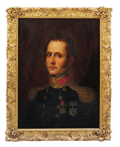 Retrato del Capitán Samuel Edward Cook, R.N. de José Gutiérrez de la Vega