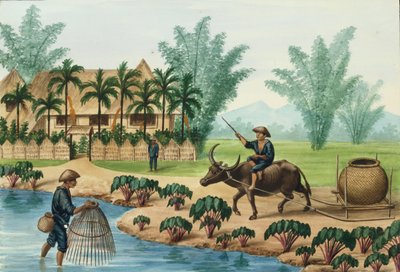 Manila y sus alrededores: Una escena en el río Pasig de Jose Honorato Lozano