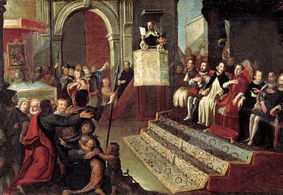 San Vicente Ferrer durante el Compromiso de Caspe de 1412 de Jose Ingles