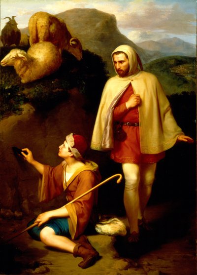 Giotto y Cimabue de José María Obregón