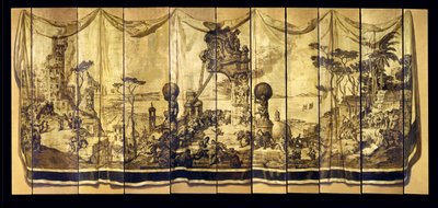 Visión Mediterránea, biombo de once hojas de Jose Maria Sert y Badia