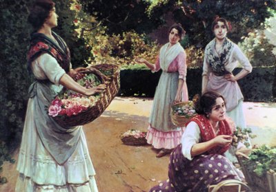 Vendedores de Flores de Sevilla de Jose Rico Tejedo