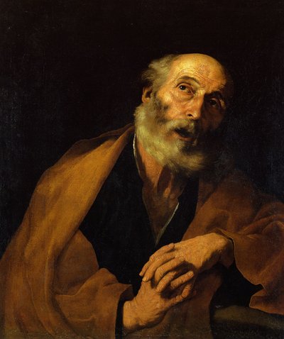 Arrepentimiento de San Pedro, 1630 de Jose de Ribera