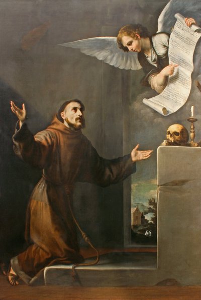 San Francisco recibe los Estigmas, Primer tercio del siglo XVII de Jose de Ribera