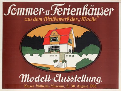 Casas de verano y vacaciones, 1908 de Josef Bichlmeier