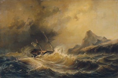 Naufragio en el Cabo de Hornos de Josef Carl Berthold Püttner