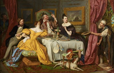 el rico gloton de Josef Danhauser