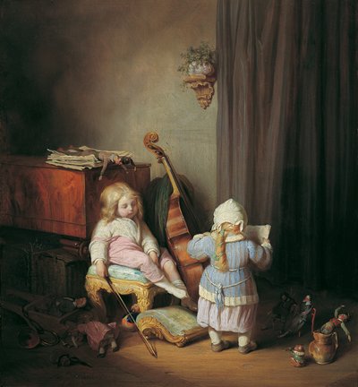 Los pequeños virtuosos de Josef Danhauser